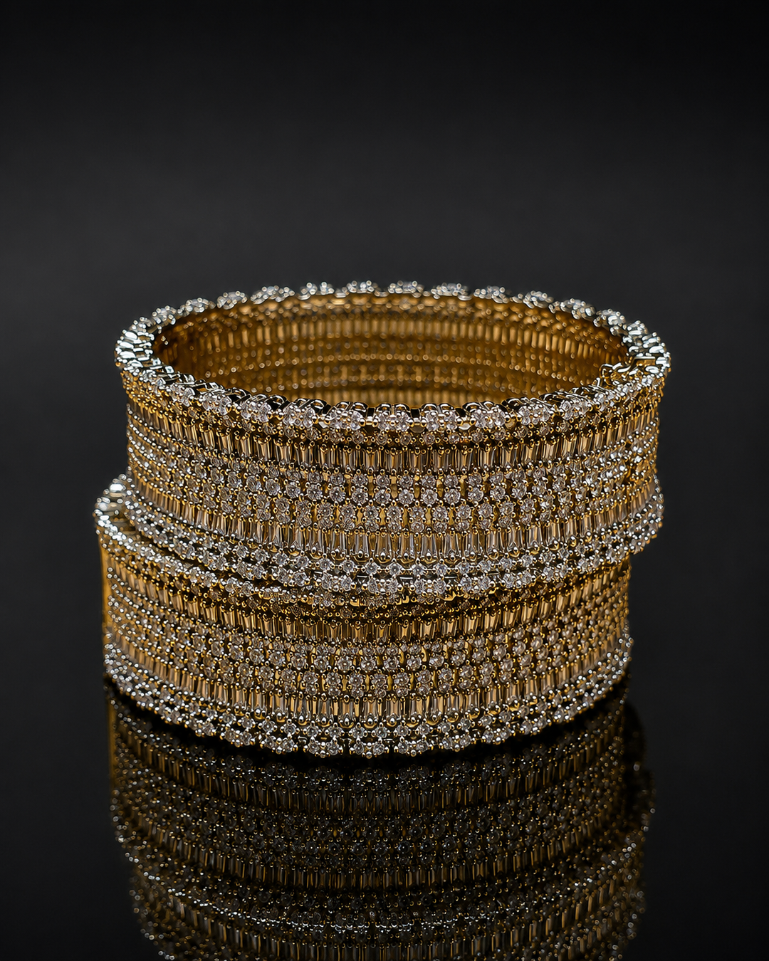 Radiance Mehndi AD Bangle  Set