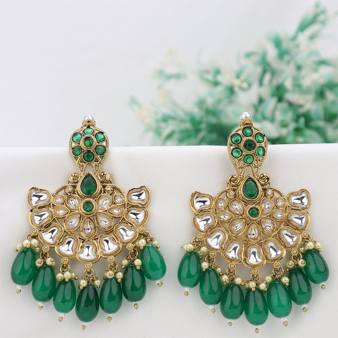 Short Brass Earring P4459