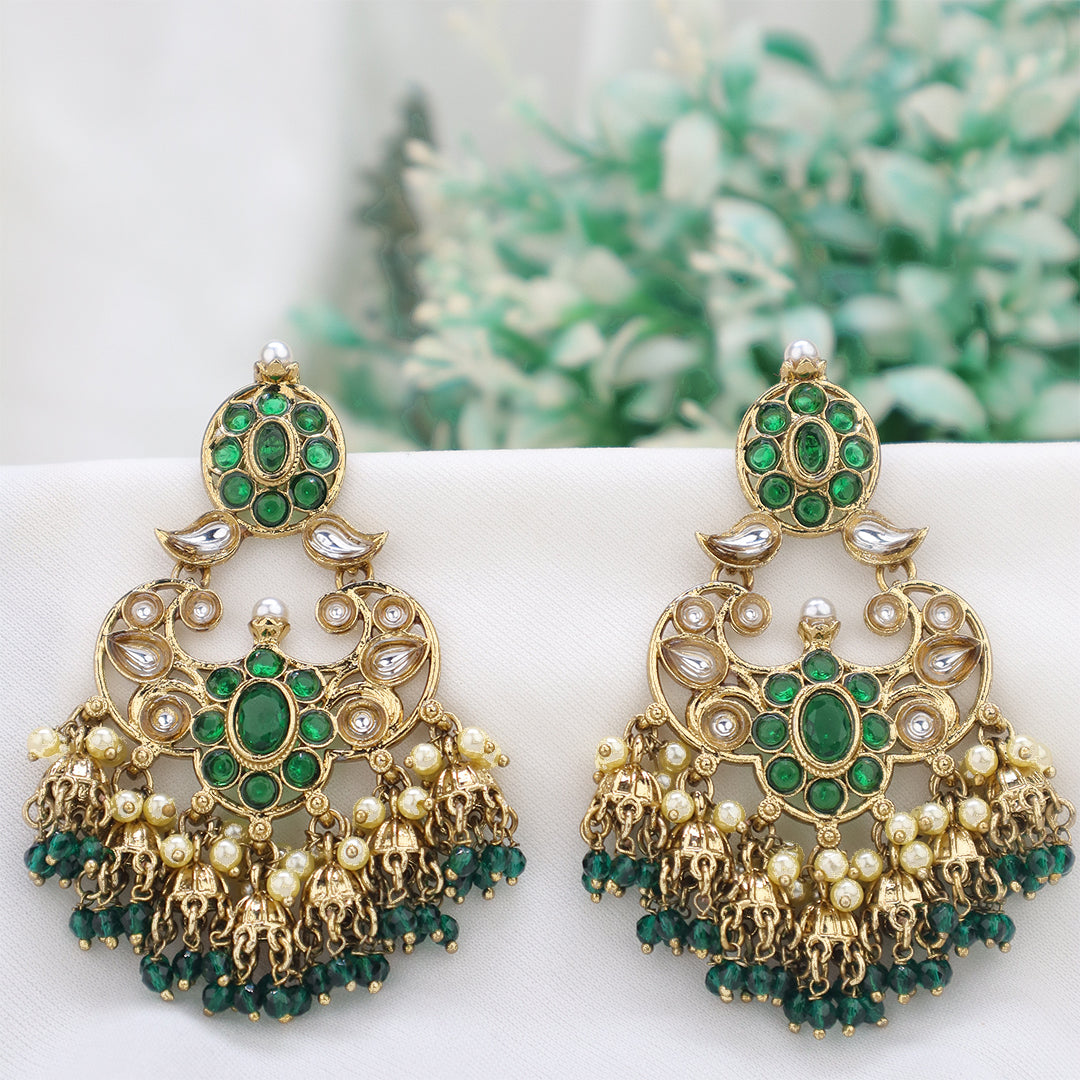 Short Brass Earring P4460