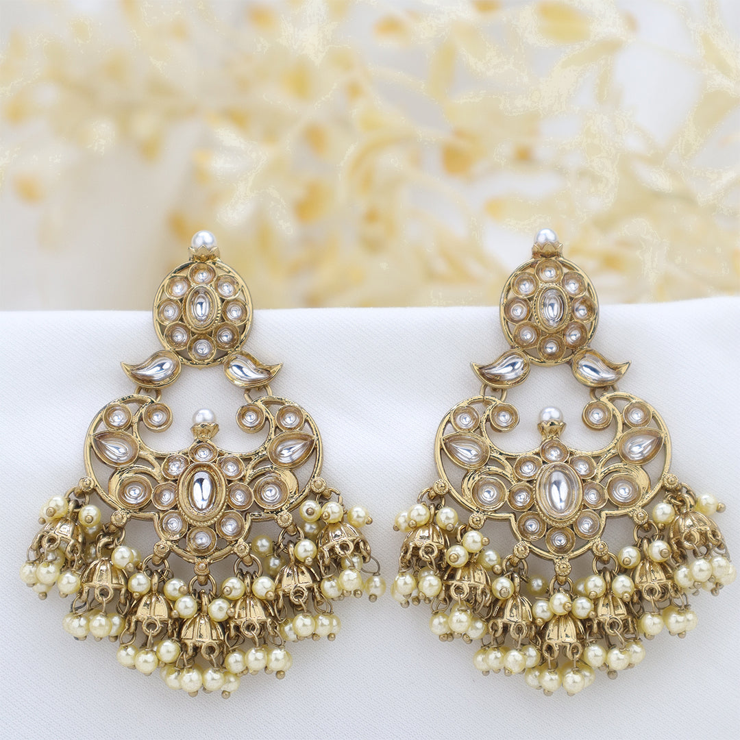 Short Brass Earring P4460