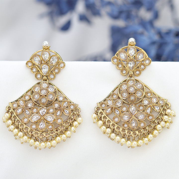 Short Brass Earring P4507
