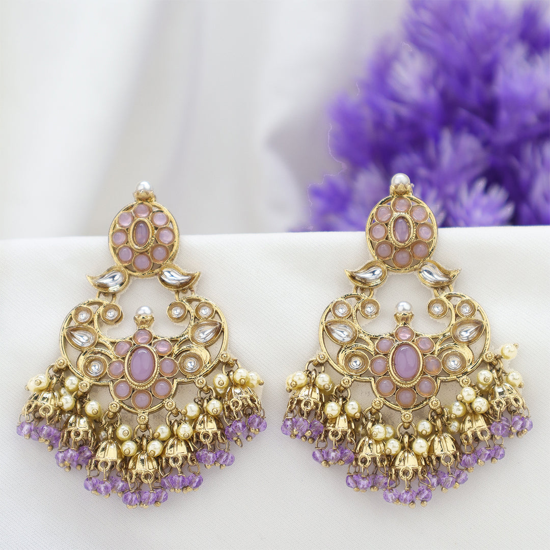 Short Brass Earring P4460