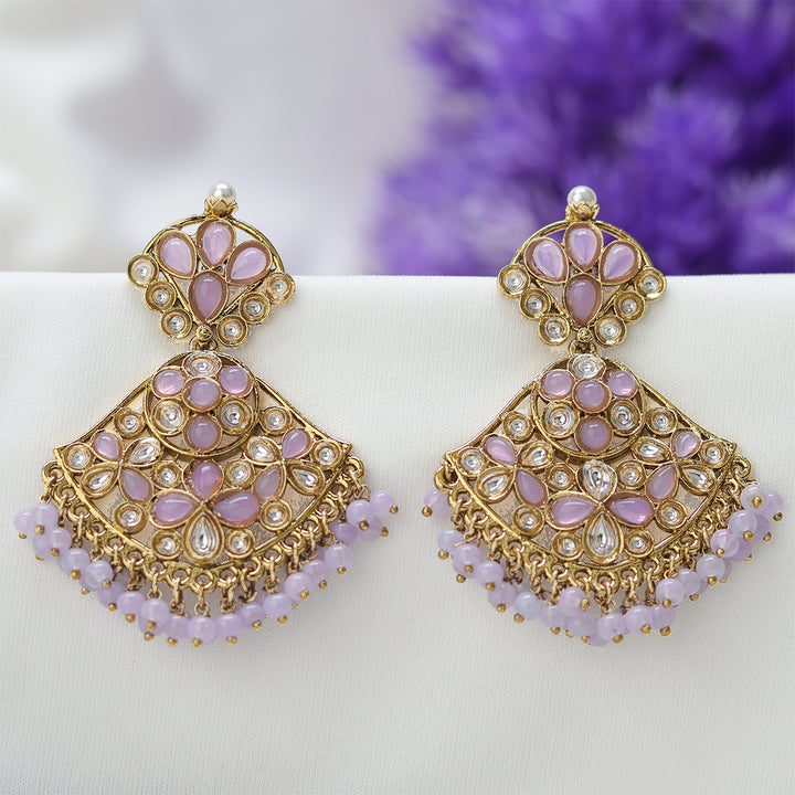 Short Brass Earring P4507