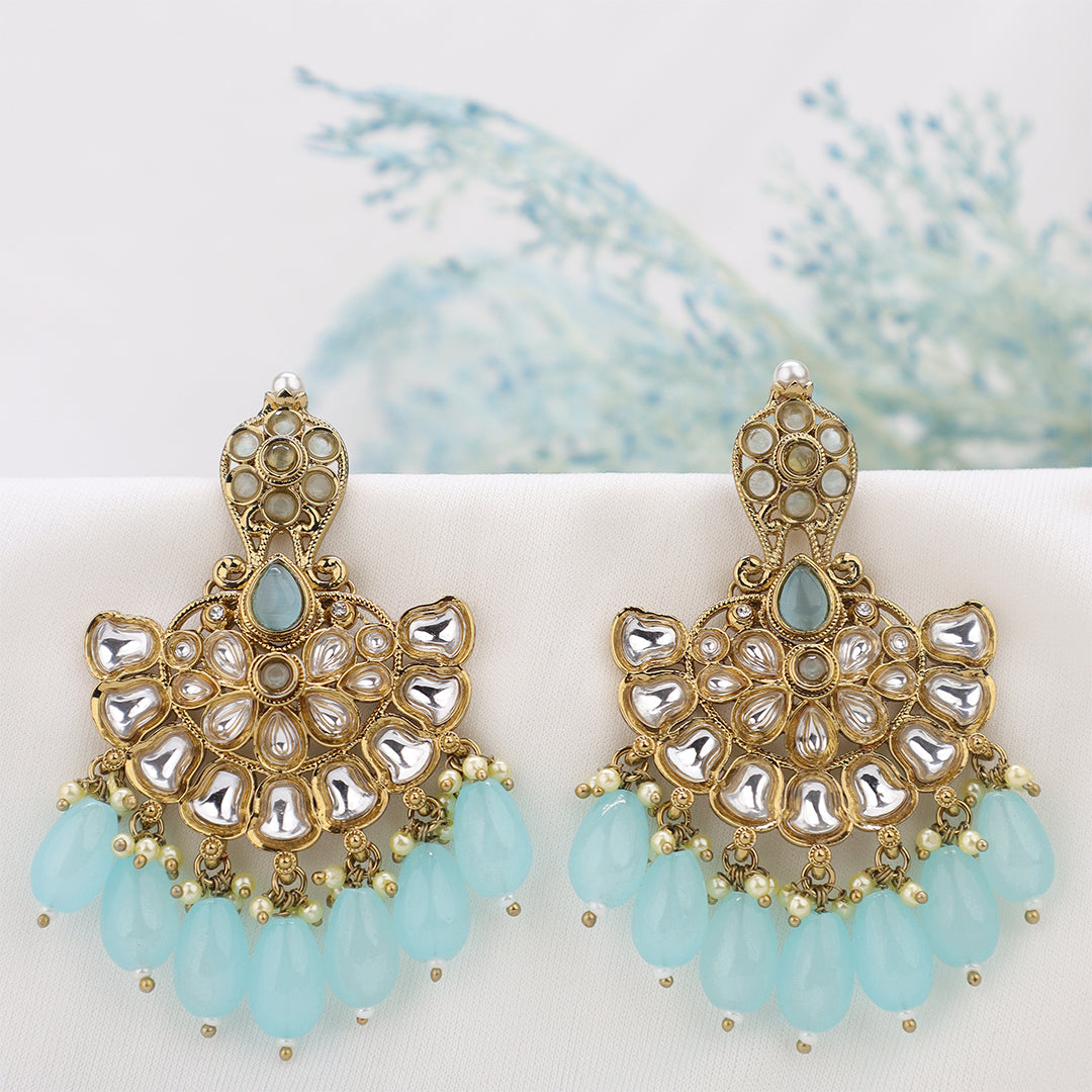 Short Brass Earring P4459