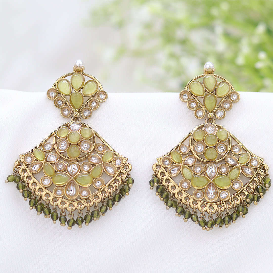 Short Brass Earring P4507