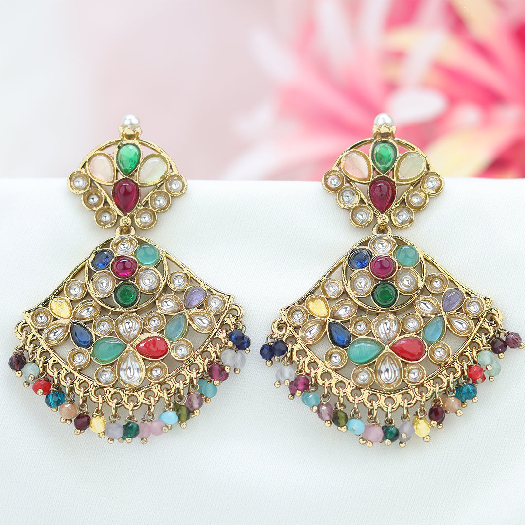 Short Brass Earring P4507