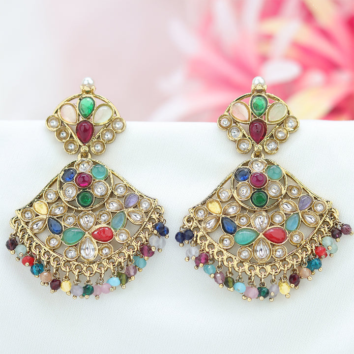 Short Brass Earring P4507
