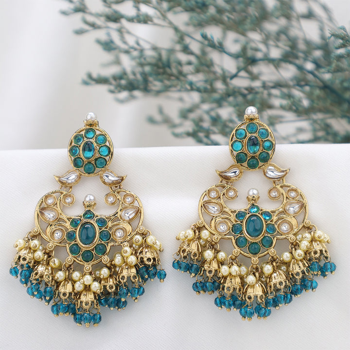 Short Brass Earring P4460