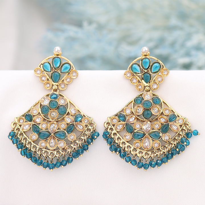 Short Brass Earring P4507