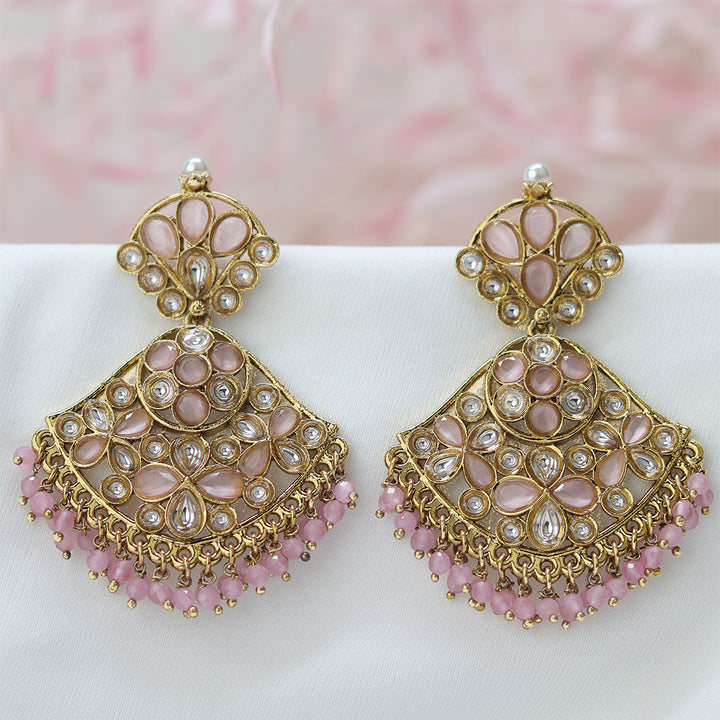Short Brass Earring P4507