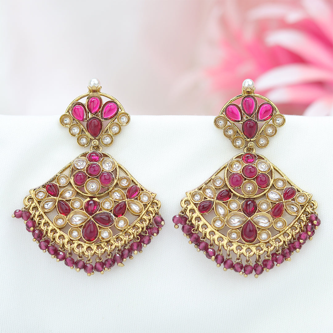 Short Brass Earring P4507