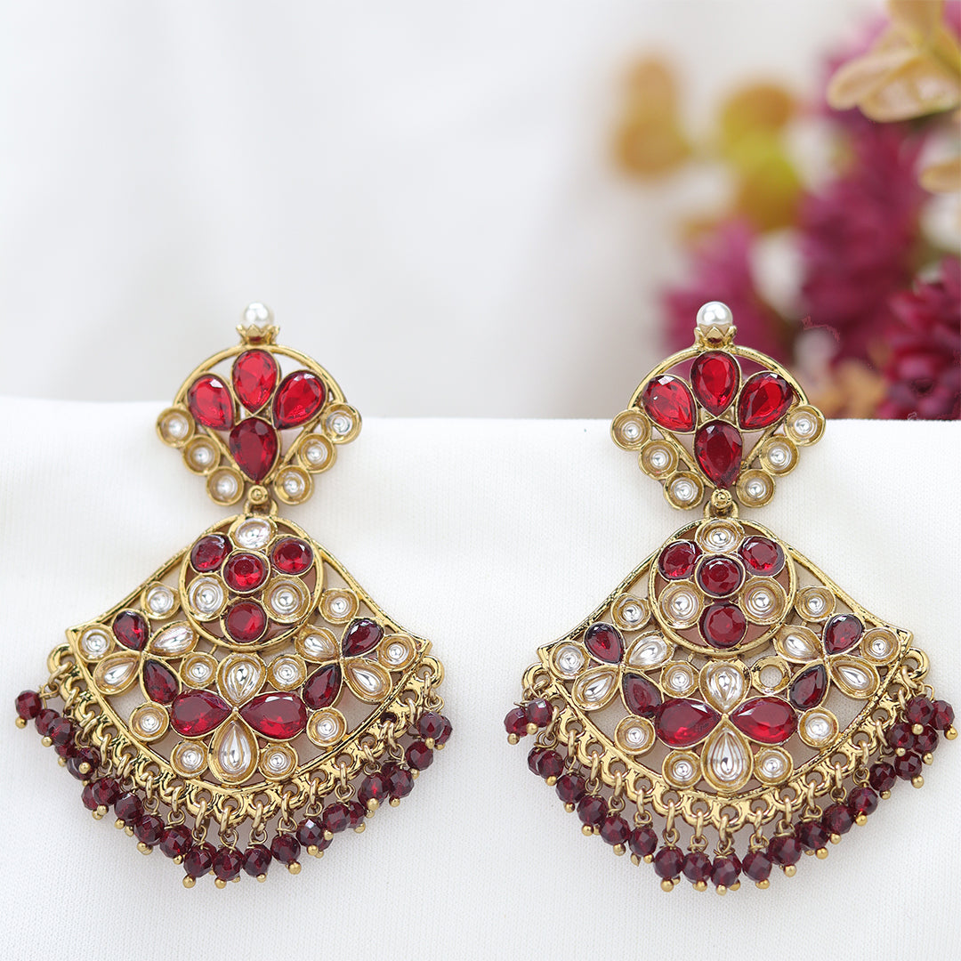 Short Brass Earring P4507