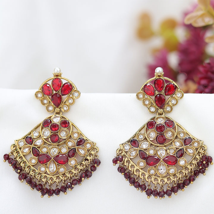 Short Brass Earring P4507