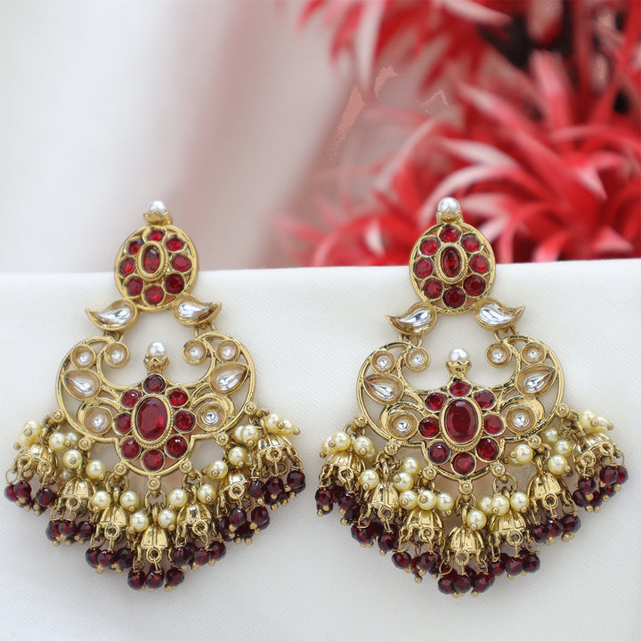 Short Brass Earring P4460