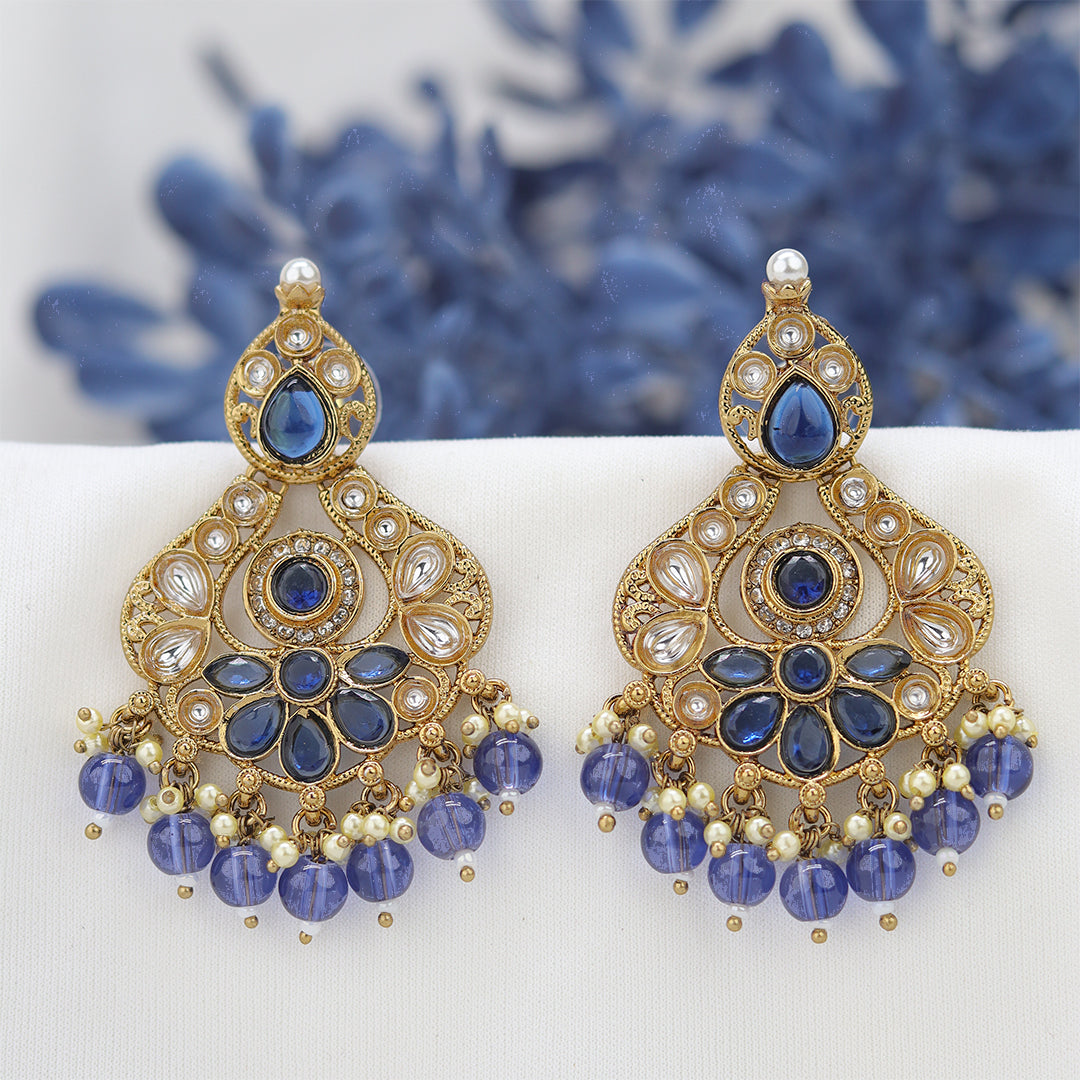 Short Brass Earring P4497