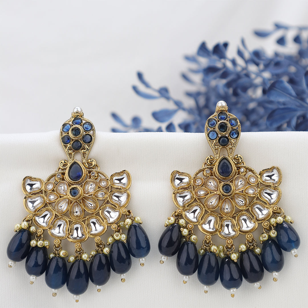 Short Brass Earring P4459