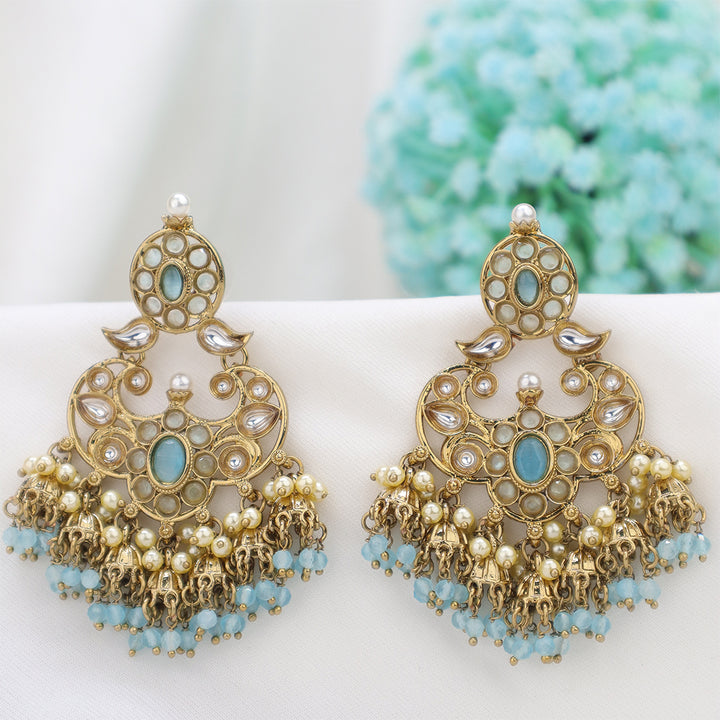 Short Brass Earring P4460