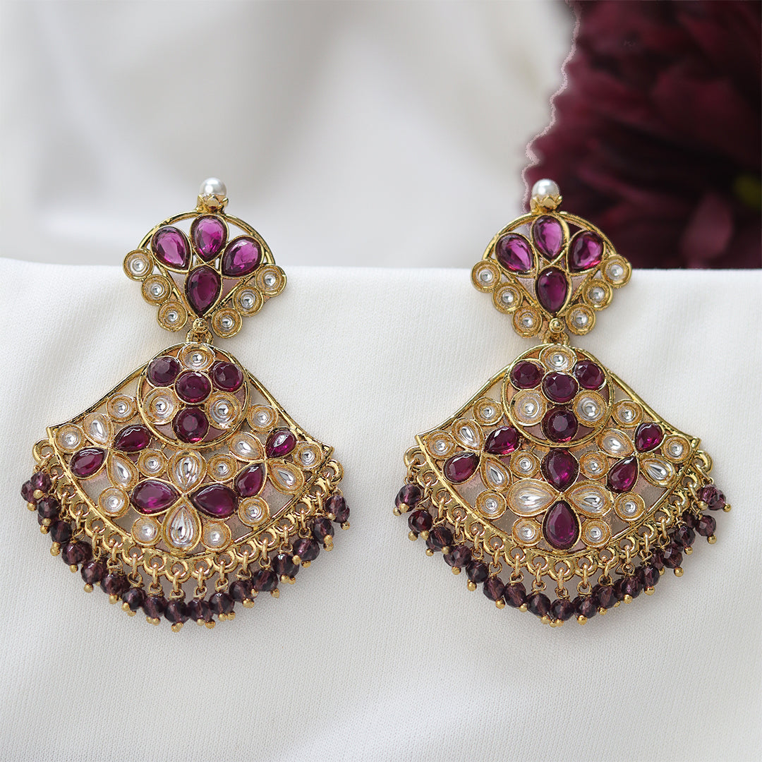 Short Brass Earring P4507