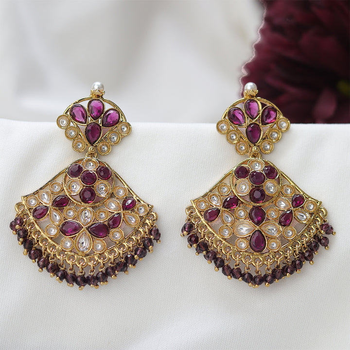 Short Brass Earring P4507